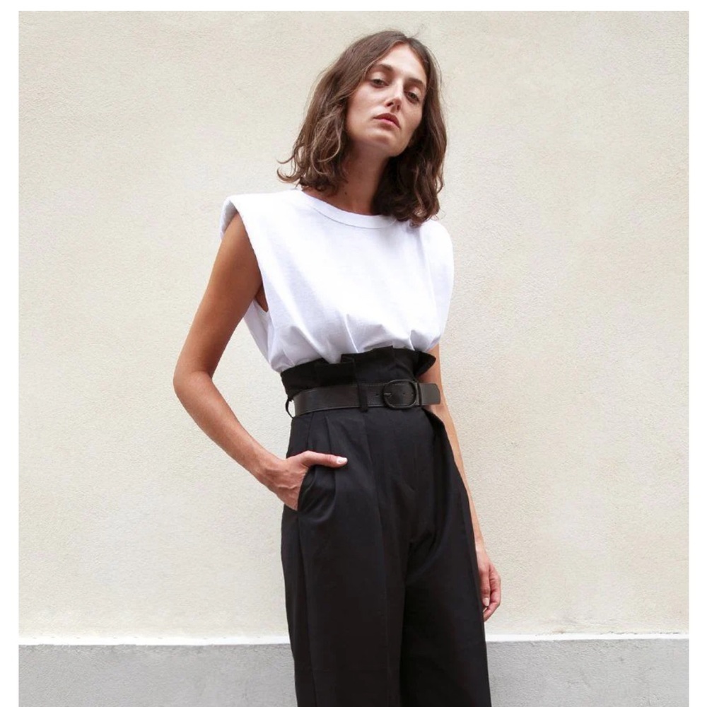 The Frankie Shop Shoulder Pad Muscle Tee